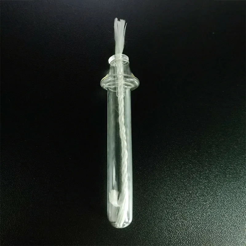 China Manufacturer Home Decoration Round Fiberglass Glass Oil Lamp Wicks