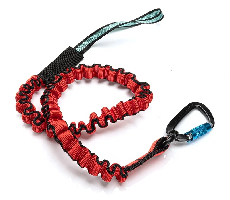 High Quality Tool Lanyard Webbing tool rope With Double Action Karabiner To Loop Tail for safety