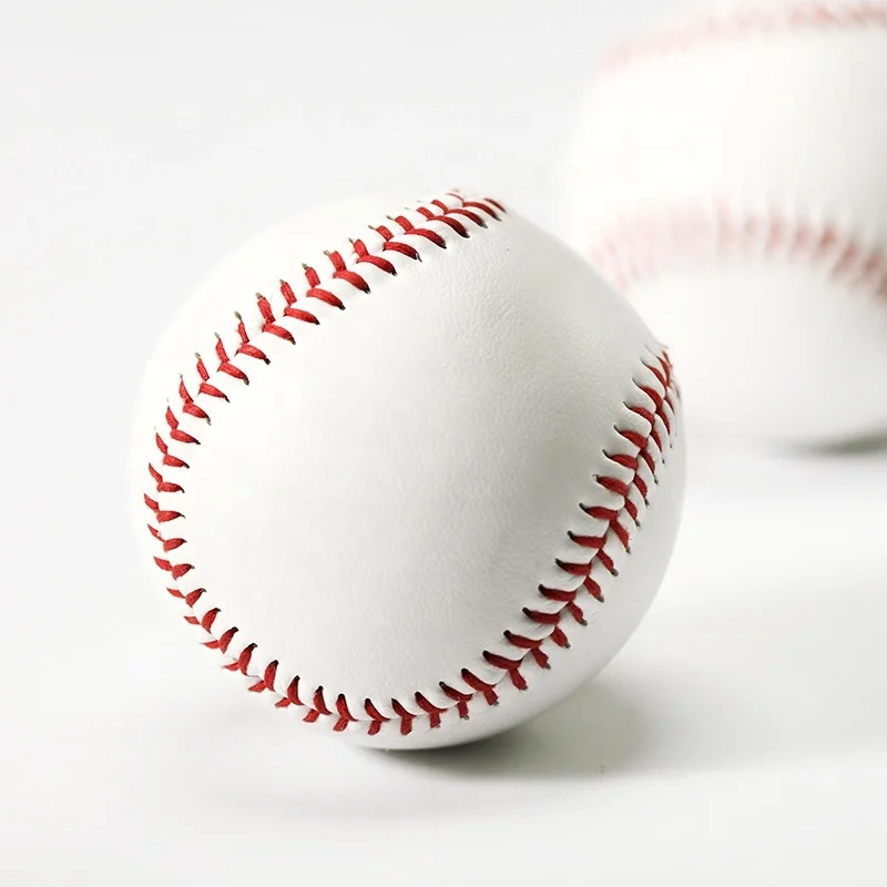 New White Baseball Training Base Ball Softball Exercise Sport Team Game Hard/Soft Baseball Balls