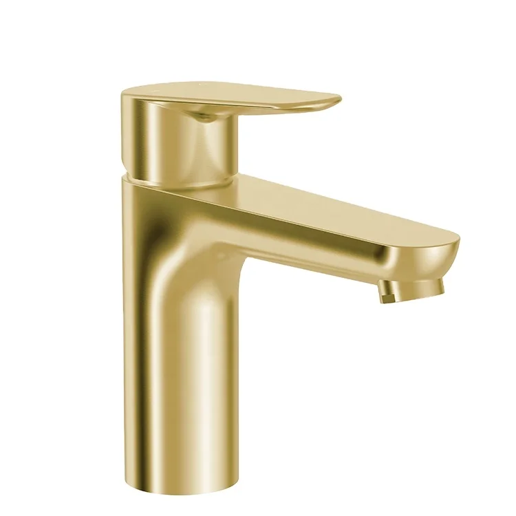 Stainless Steel  Basin Faucet Mixer Tap Single Handle Basin Mixer Hot and Cold Wash Basin Mixer Tap Faucet Bathroom