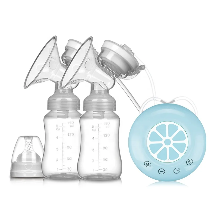 Double Portable Electric Breast Milk Breastfeeding Pump with Mass Function