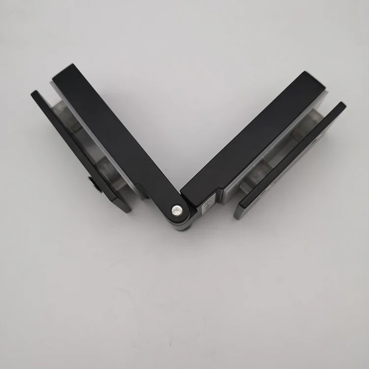 Matte Black  Wall Mount Full glass door Hinge