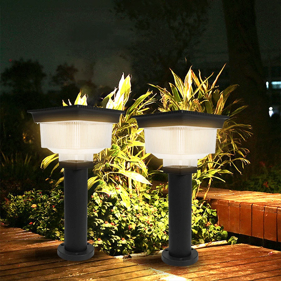 Hot Sale High Quality Square Landscape Lawn Lights Waterproof Solar Led Outdoor Garden Light
