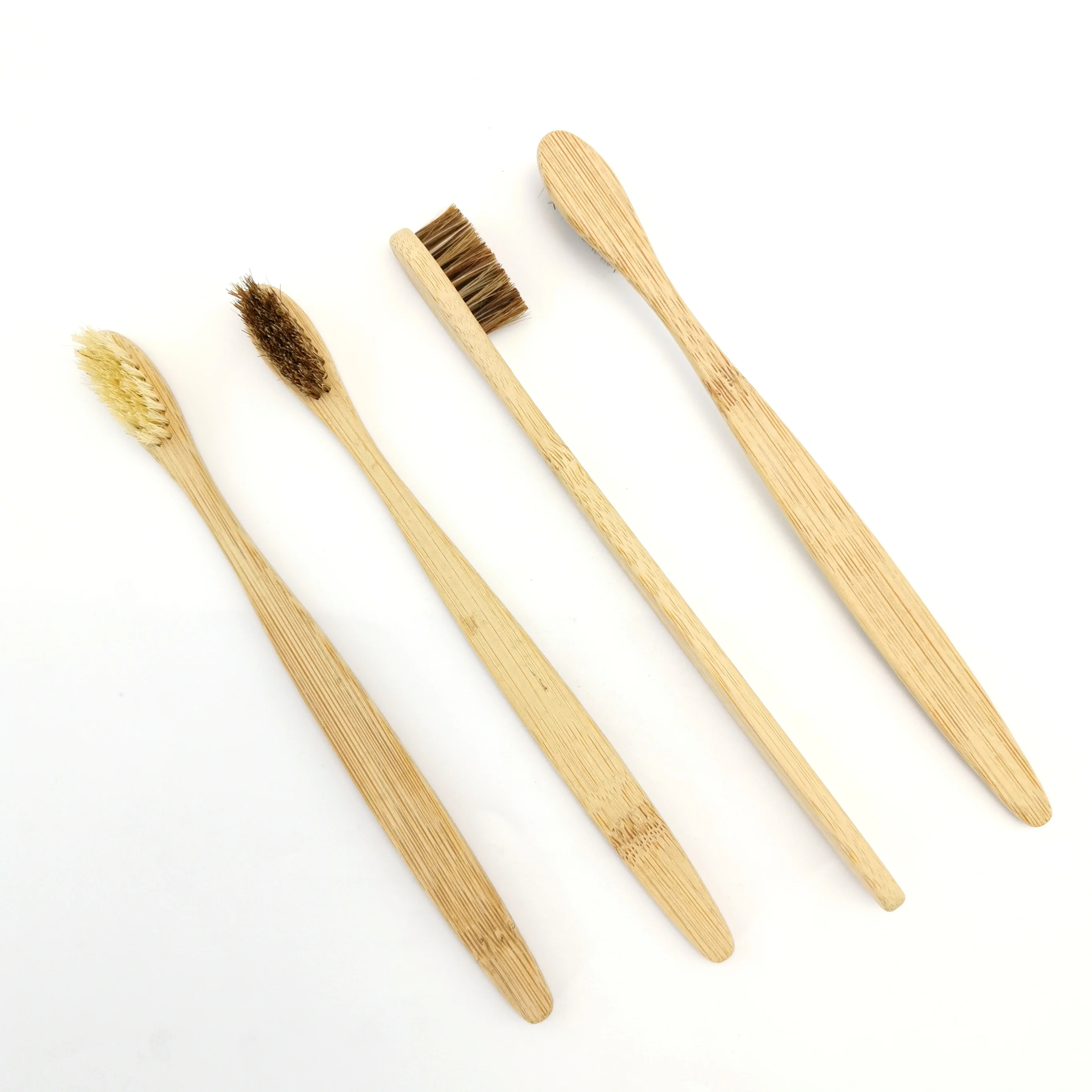 OEM available zero waste charcoal bristle bamboo wooden tooth brush