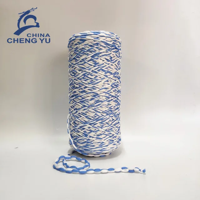 
100% polyester synthetic yarn microfiber thread microfiber mop yarn 