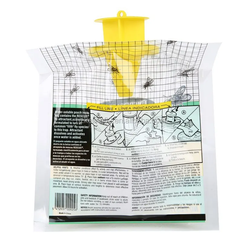 outdoor Effective Fly fruit Trap Non-chemical fly trap bag