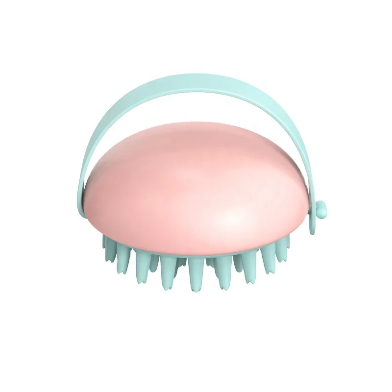 
Soft rubber shampoo brush scrub scrub silicone bath brush head massage brush bath supplies 