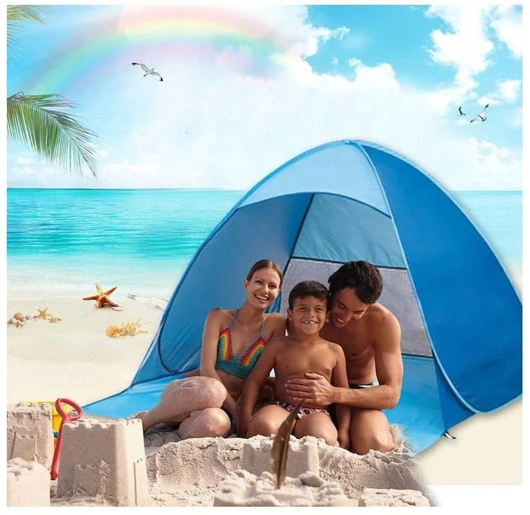 Beach Tent Pop up Automatic Sun Shelter Umbrella Instant Automatic Portable Sport Umbrella Child Baby Beach Tent