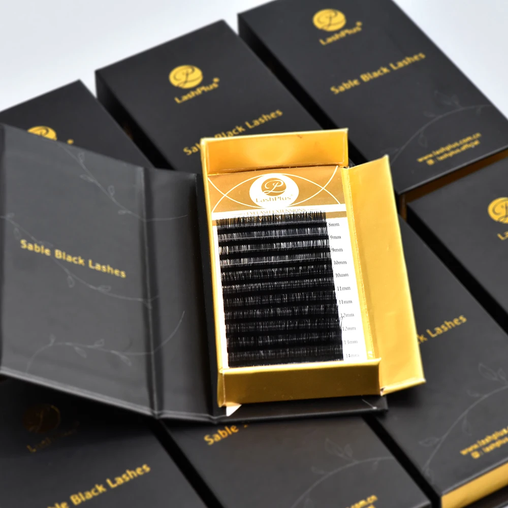 LashPlus Supplier Vegan Russian 0.02 0.25 Wholesale Individual Hybrid Eyelash Manufacturer