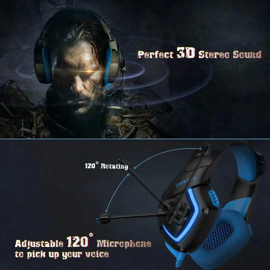 
cheap headphones with 3.5 jack wholesale wired headphone led light with mic wired headset 