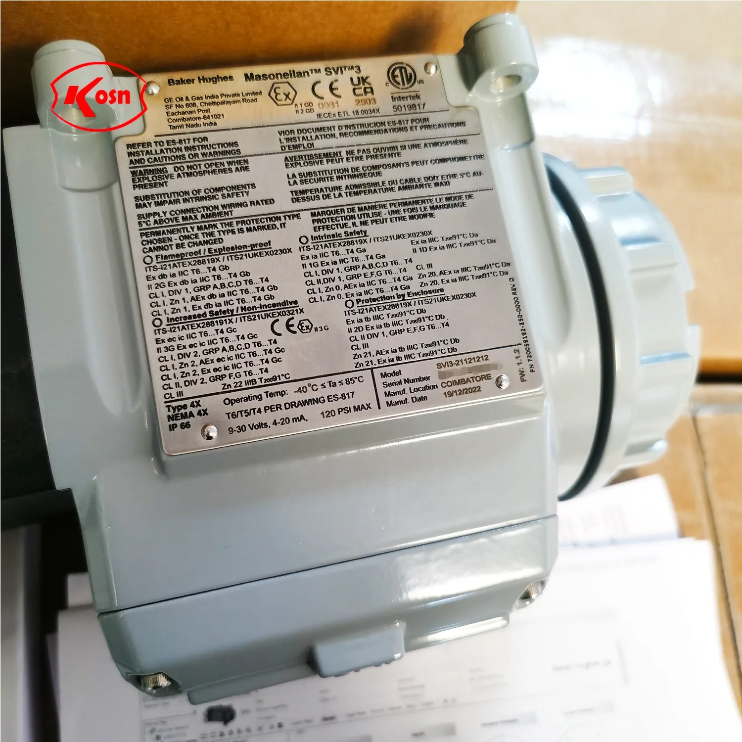 Large in stock!!! Masoneilan SVI3 Replace SVI2 Cost-effectiv pneumatic control valve positioner SVI2 SVI1000