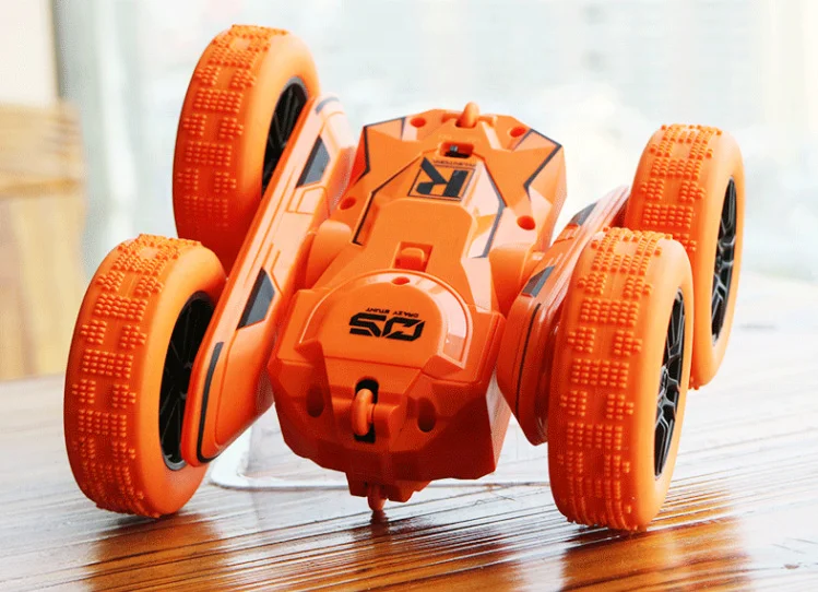 Hot Selling RC Stunt Car Double Side 360 Degree Rotation Radio Remote Control Storm Rolling Car Toy Wholesale Carro De Controle