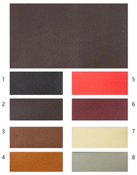 Оптовая продажа Высококачественная классическая искусственная кожа с узором Личи для покрытия дивана и мебели