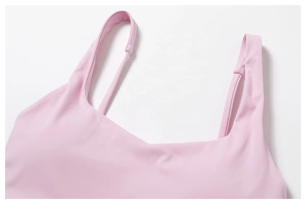 Shockproof tight and quick-drying yoga clothing bra running beautiful back sports underwear nude fitness tank top 8518