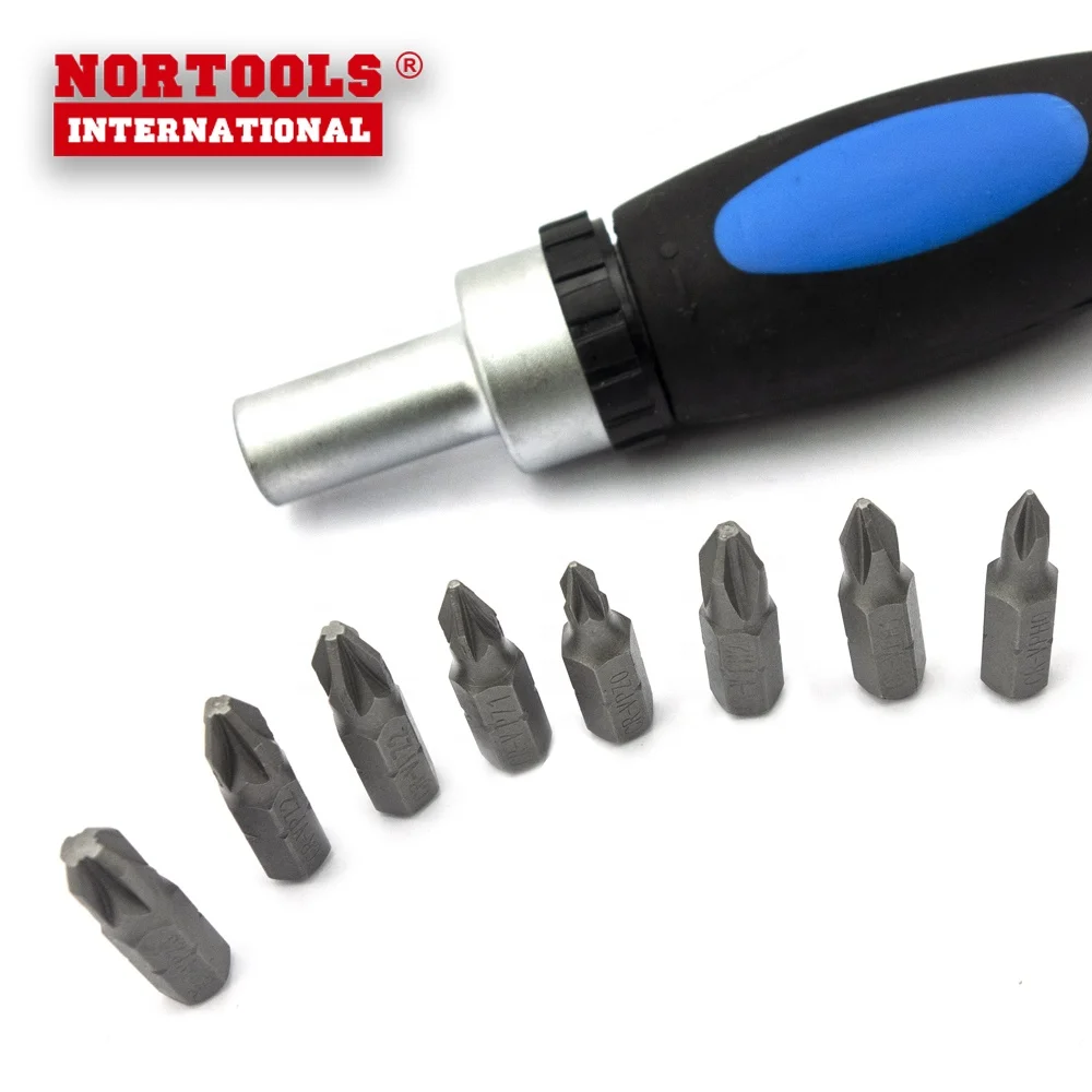 Nortools 34pc Stubby Ratchet Screwdriver Set