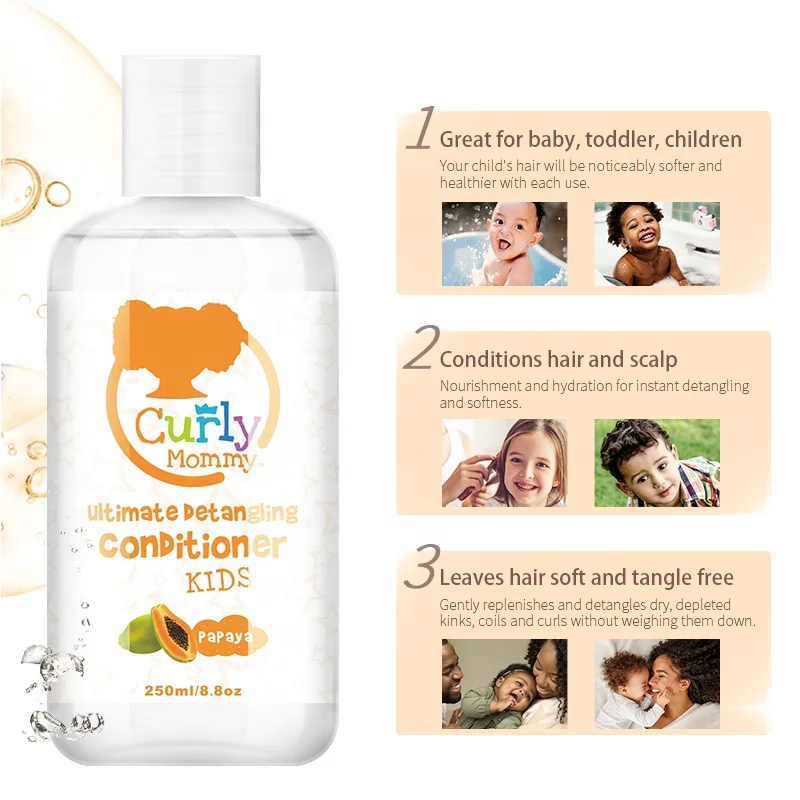 Private label natural hair moisturizer hair conditioner treatment for kids