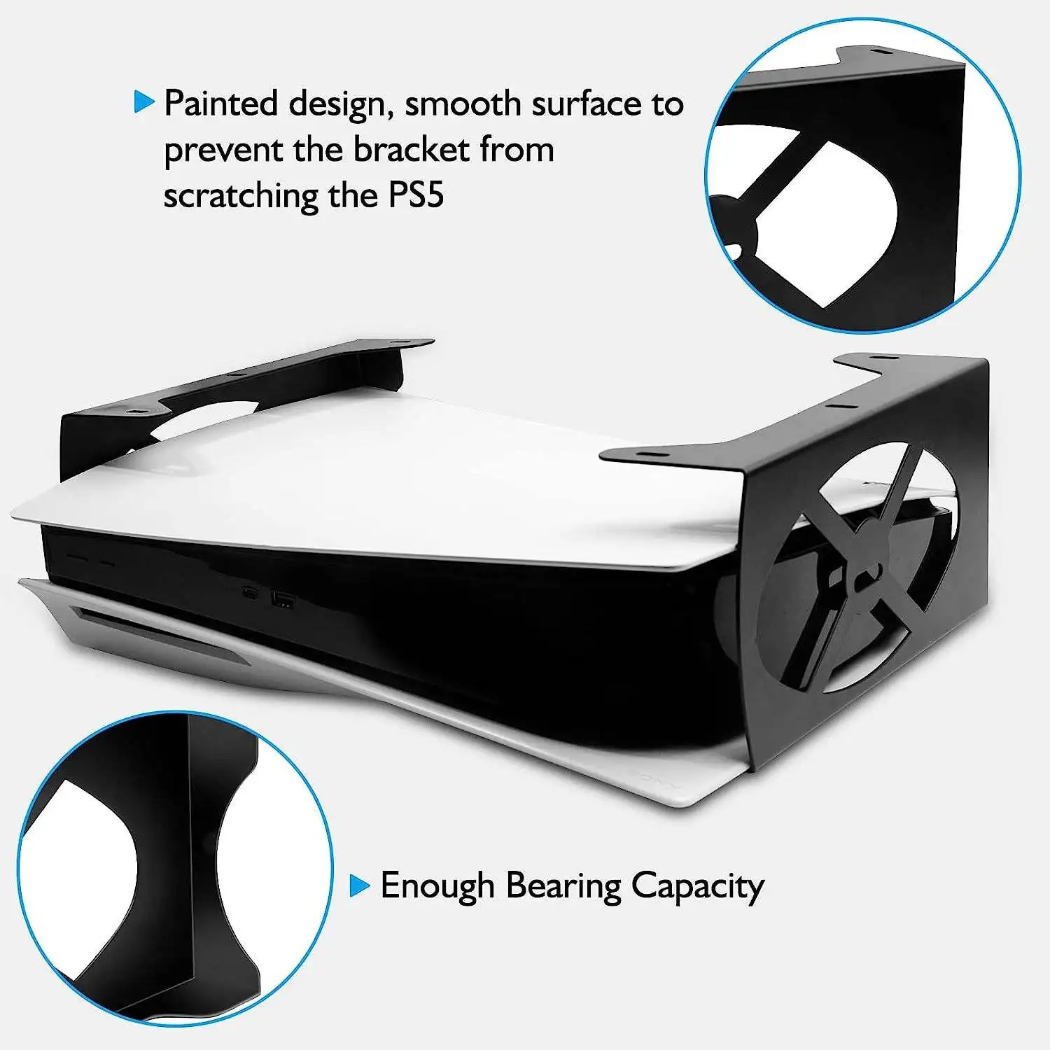 New product ps5 game console under the table bracket digital console metal organizer cooling ventilation playstation 5