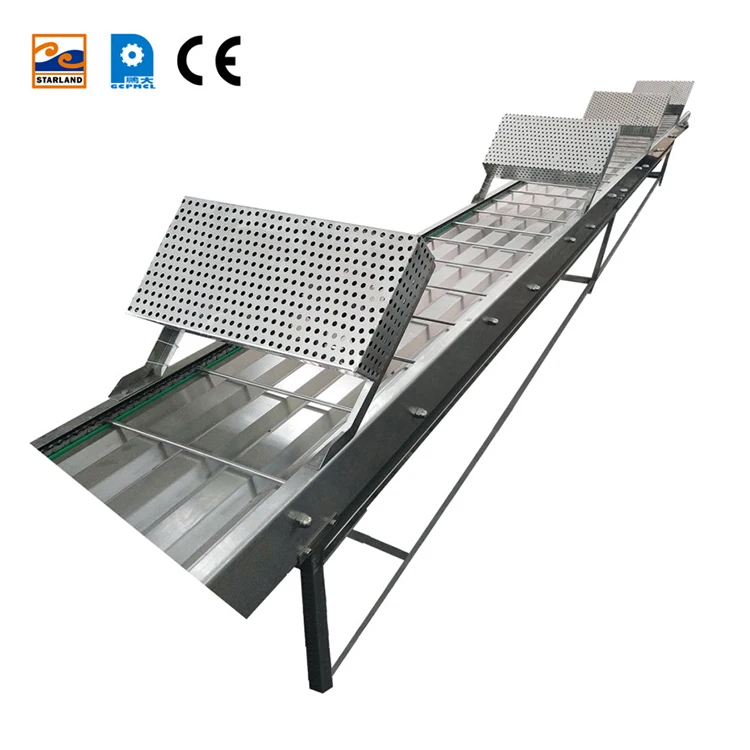 Wholesale factory made Stainless steel marshalling cooling conveyor