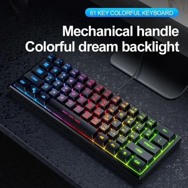 Игровая мини-клавиатура teclados игровая механическая клавиатура