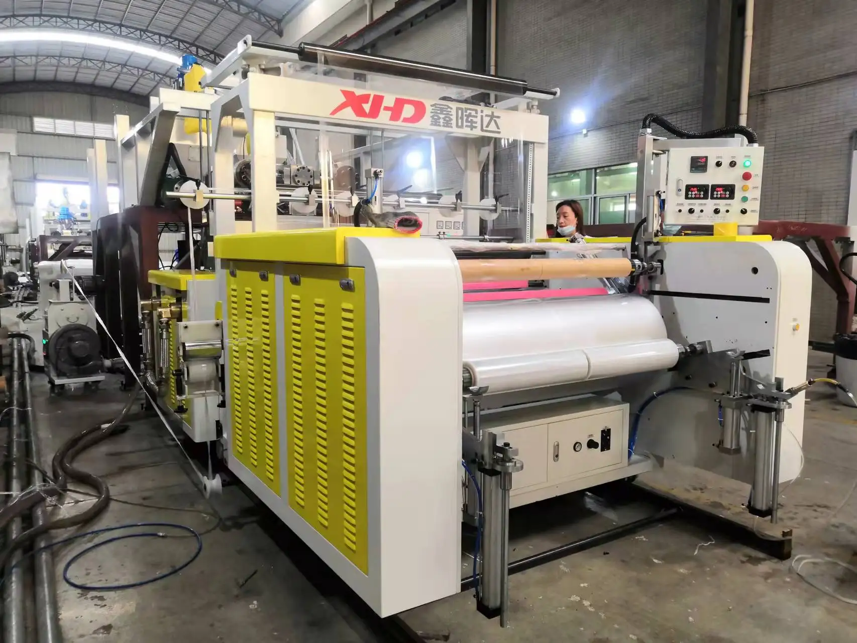 Машина для производства полиэтиленовой стрейч-пленки, оборудование для производства полиэтиленовой пленки, линия по производству стрейч-пленки