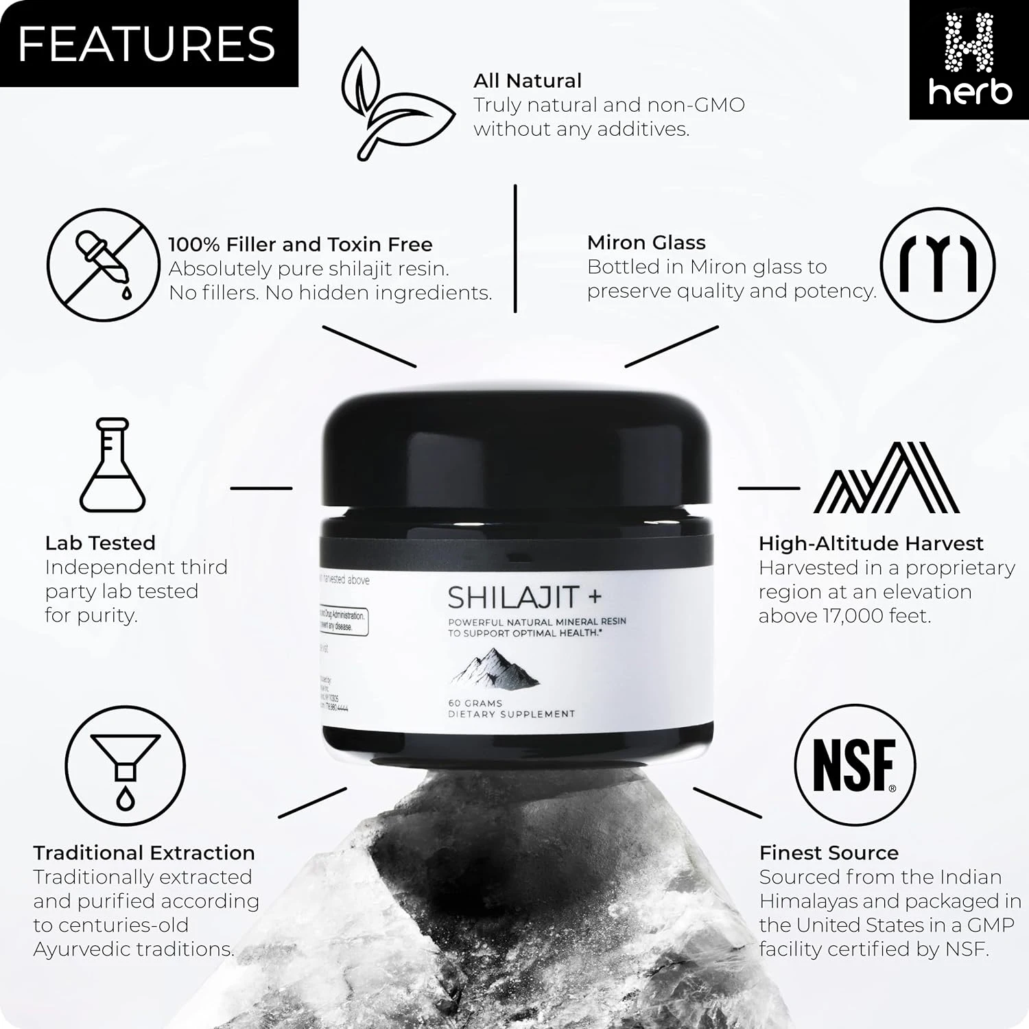 OEM Private label 100% Nature shilajit resin pure himalayan fulvic acid himalayan shilajit resin