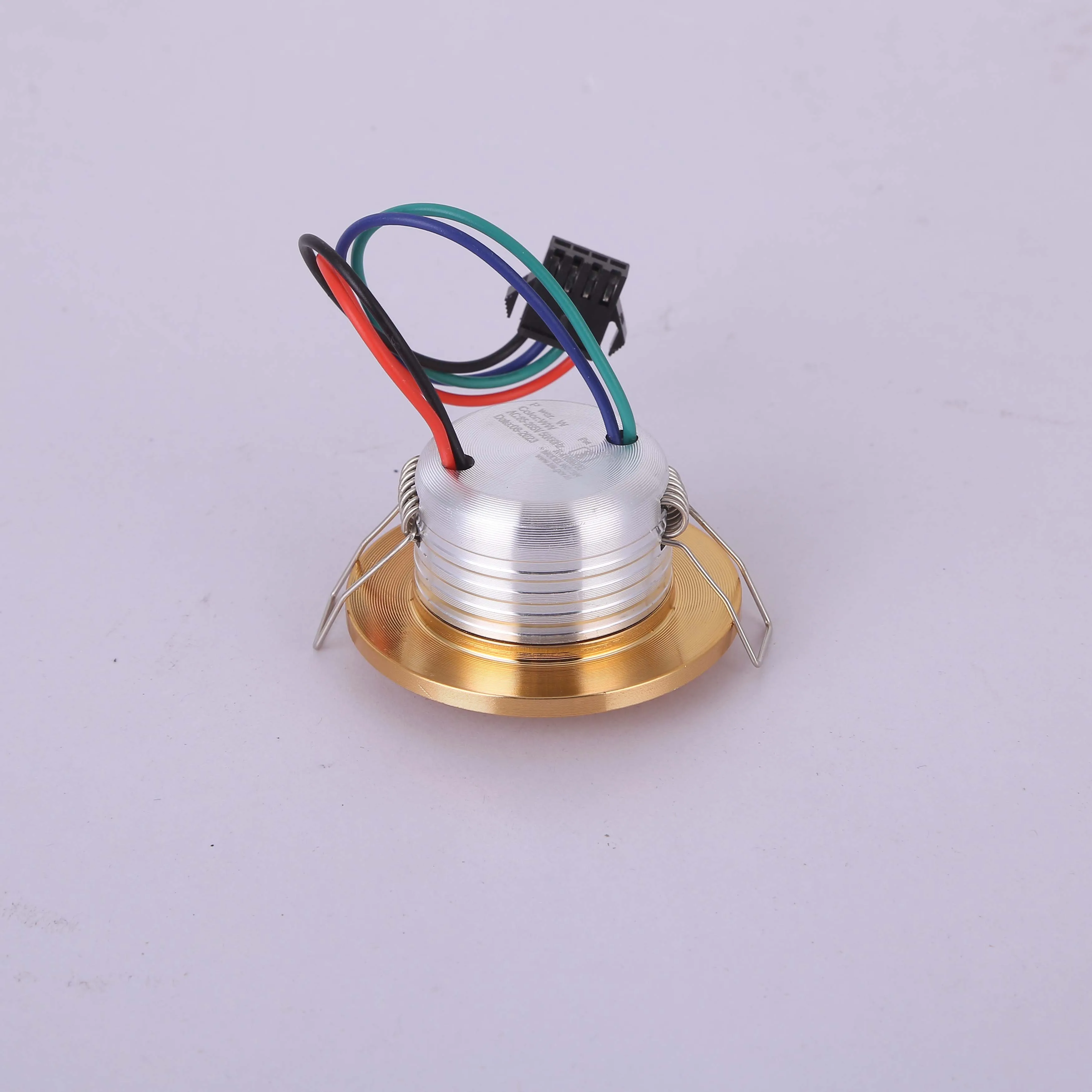 Indoor 3W Recessed RGB Spot Light Waterproof Ceiling Spotlight