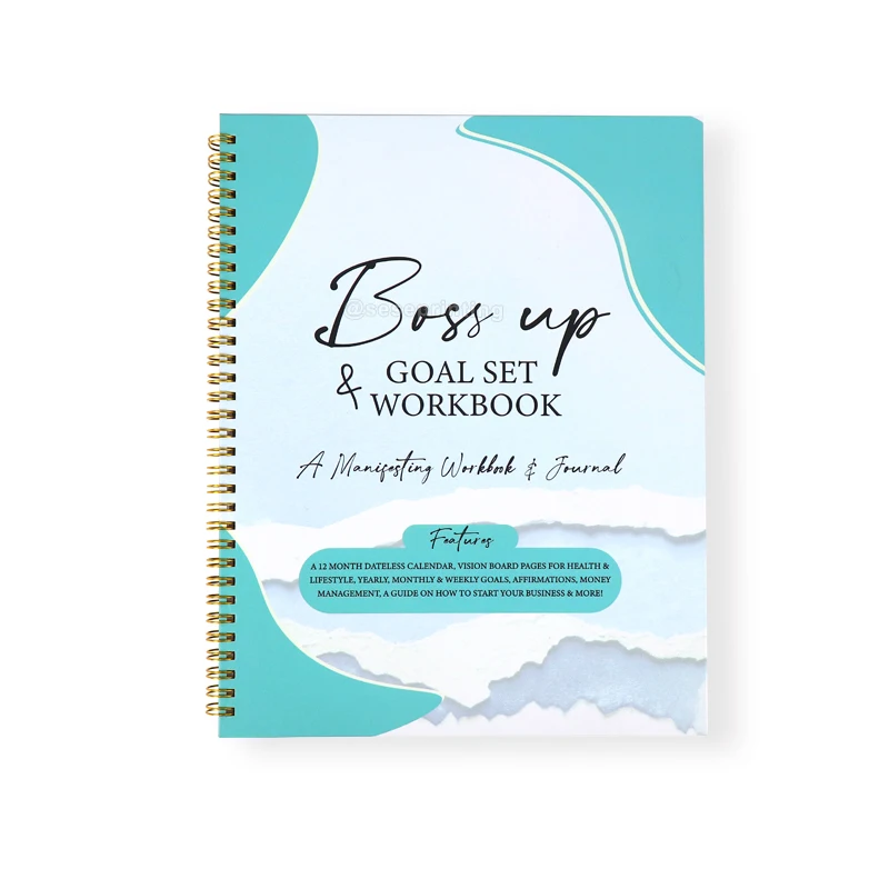 Personalized Planner Custom YO Ring Spiral Hardcover Journal Book Notebook Printing