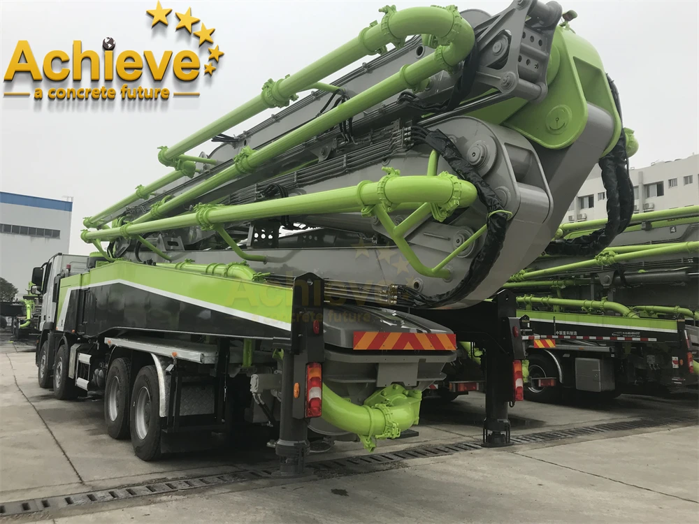 HOT SALE China Trade 63X-7RZ meter Refurbished Pump Used zoomlion Diesel Cement Concrete Pump Truck