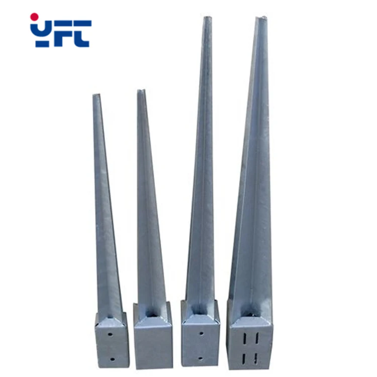 Оцинкованный столб забора 3*700 мм