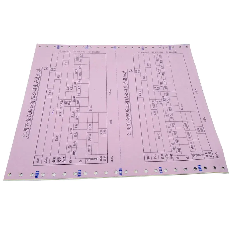 Original Transistors Order Book Receipt Invoice Duplicate Computer Printer Carbonless Paper