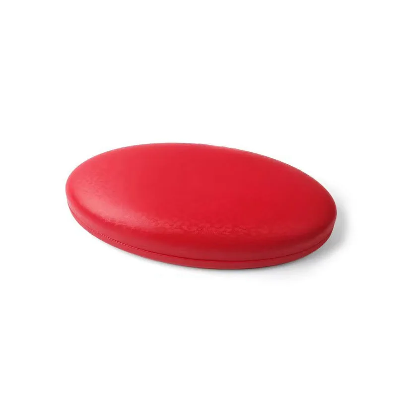 Ready to ship Pearl Box PU Leather Jewelry Storage Oval Shaped Pearl Packaging