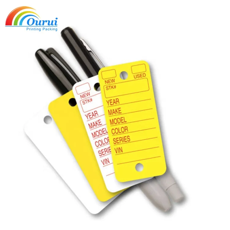 Multifunctional PVC Key Ring Tags Special Plastic Keychain for Car Wash Shop and Motorcycle UV Printing