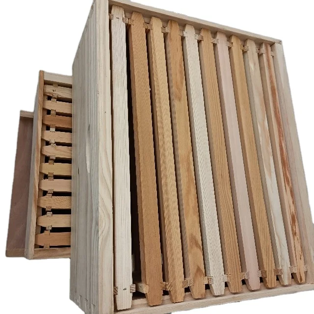 Chinese factory new style beehive equipment bee frame langstroth hive