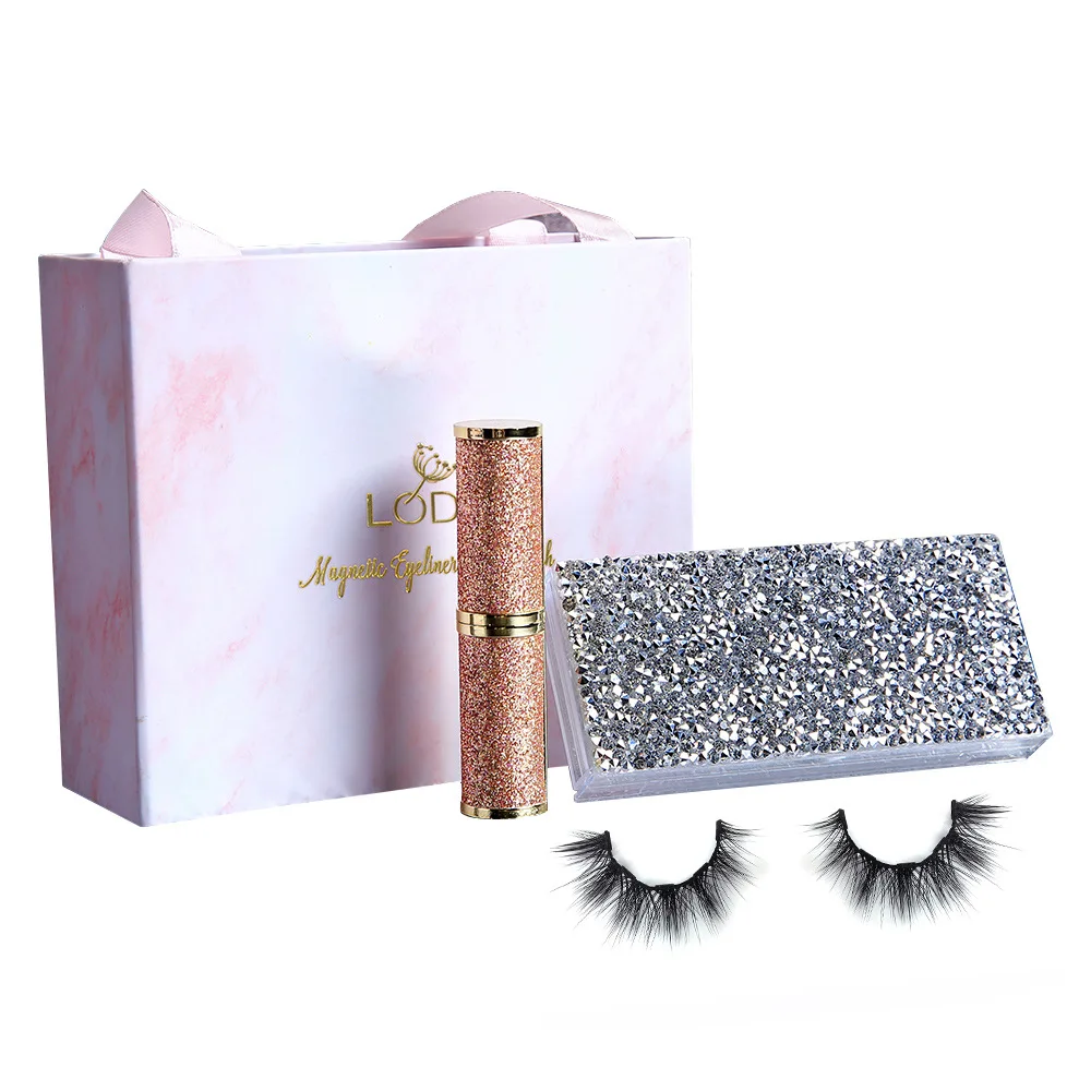 2020 magnetic eyelashes set  magnetic eyelmashes with eyeliner  magnetic eyelashes Wholesale
