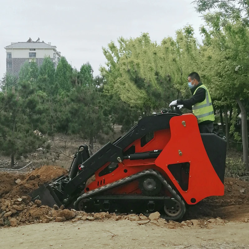Погрузка 1200кг Hercules погрузчик с бортовым поворотом на гусеничном погрузчике