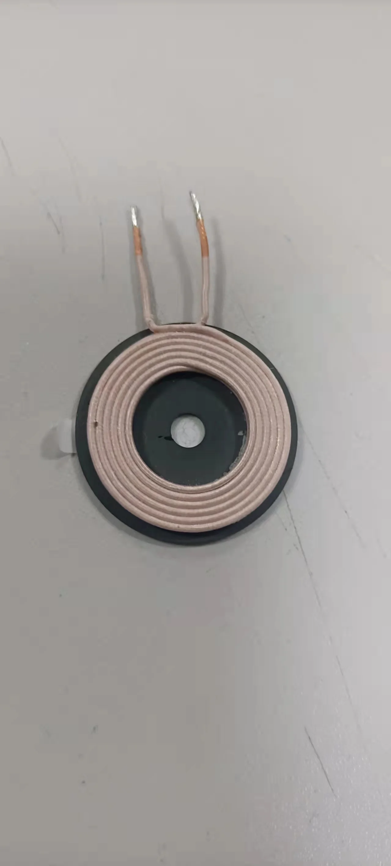 Oval Electronic qi watch coil wireless charger transmitter and receiver coil