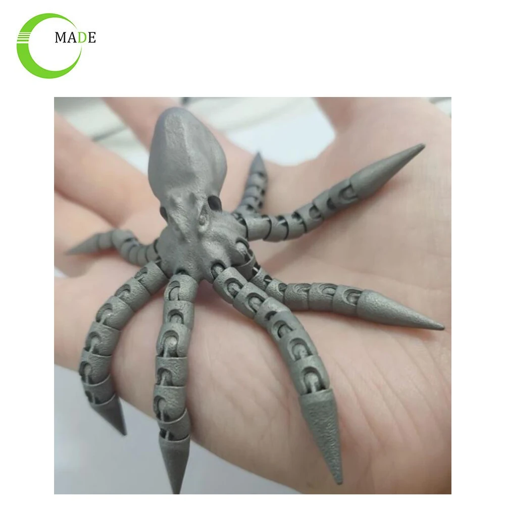 3D printing of metal materials using aluminum and stainless steel for rapid prototyping