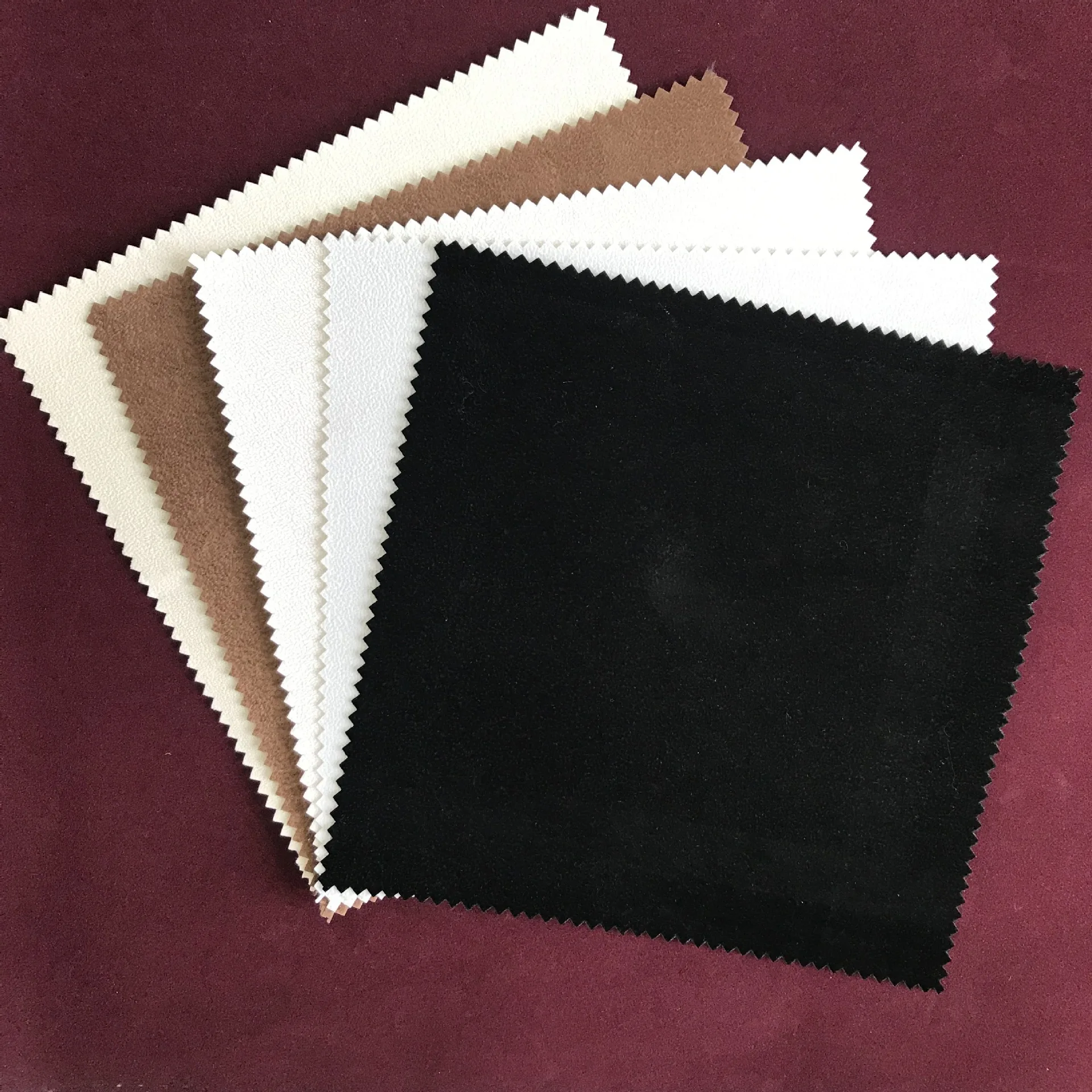 Spunlaced velvet self-adhesive back flannel jewelry box Glasses box gift box lined with black self-adhesive flocking cloth