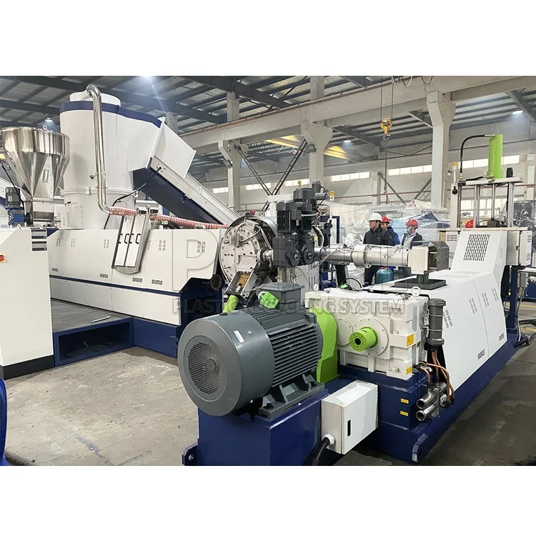 CHINA MANUFACTURER pp edge trim film recycling pelletizing machine