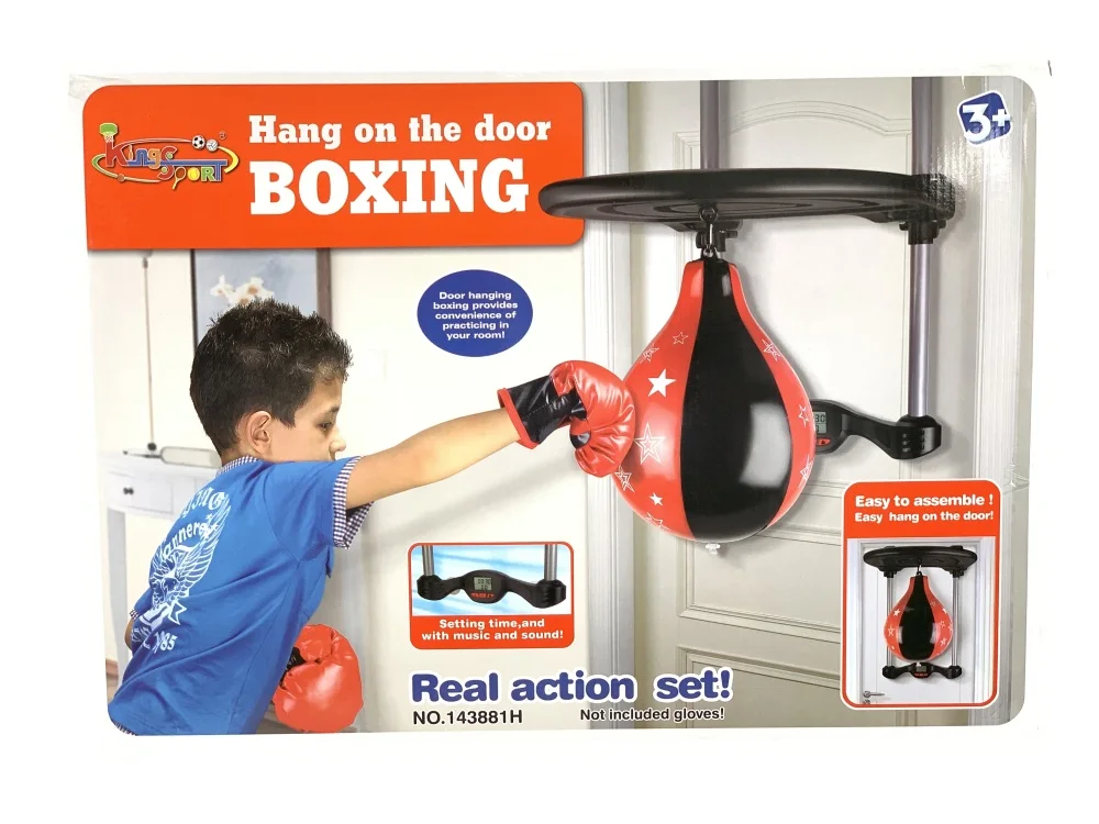 Jinming Children sport toys game boxing speed ball punching hanging punching boxing toys set