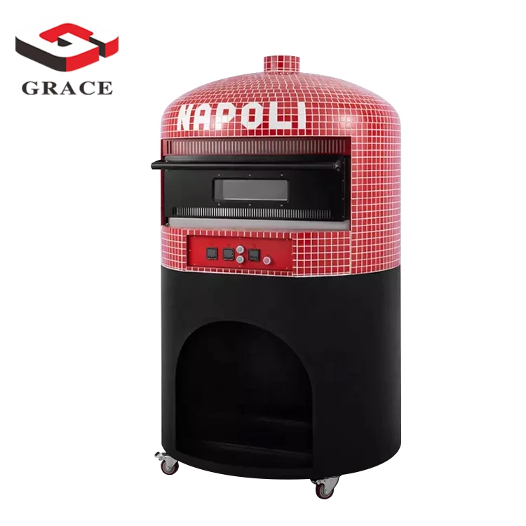 Industrial 600 Degree Large Pizza Baking Kiln Oven Electric Dome Brick Pizza Oven With Cabinet