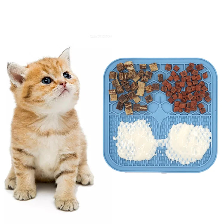 Dog Lick Pad Wholesale Silicone Pet Food Pad Slow Feeder Cat Dog Lick Mat