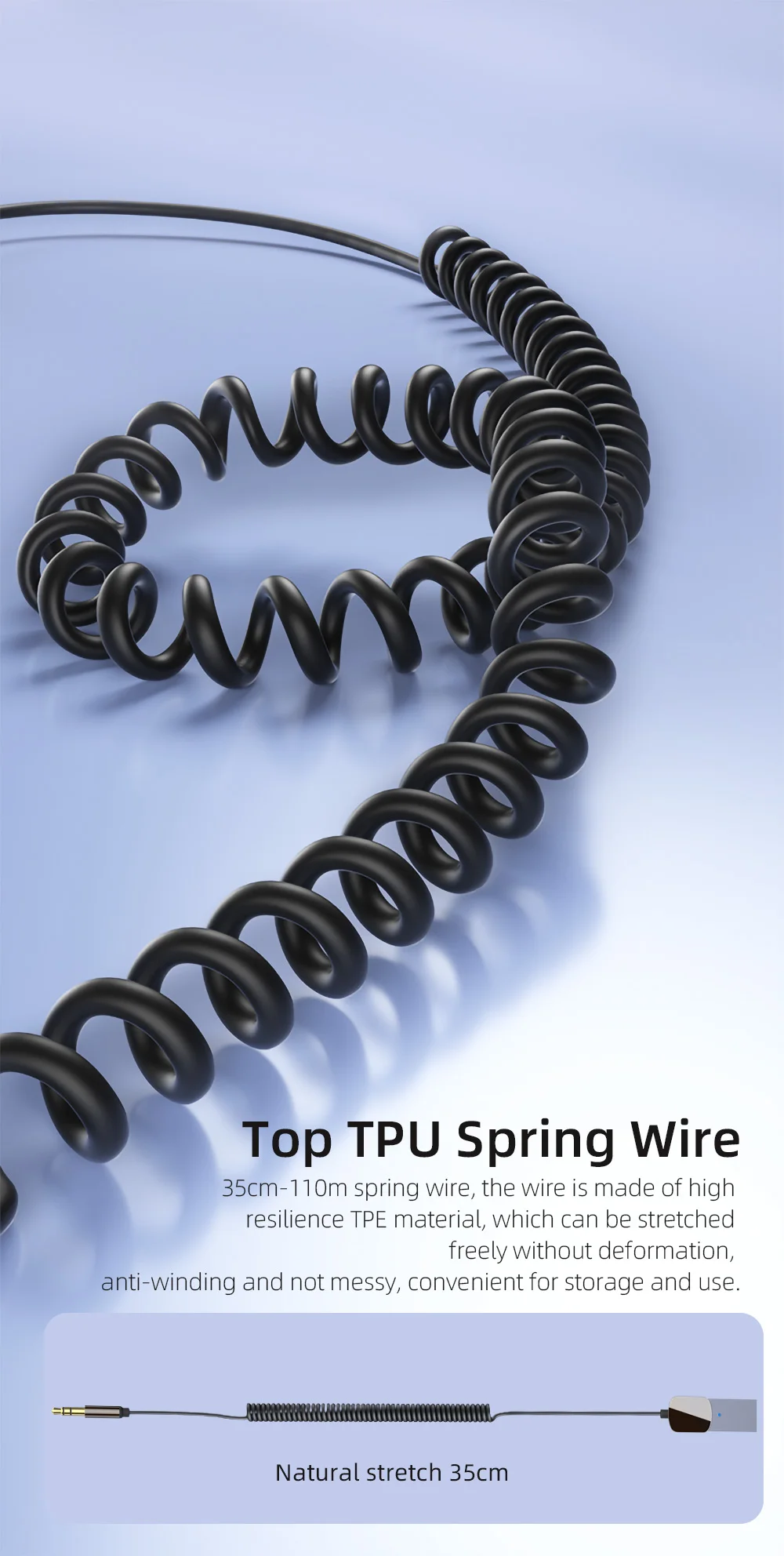 2022 New 5.0 Aux Adapter Car Wireless Receiver For Car Usb Bt5.0 Fm Music Transmitter Wireless Audio Receiver