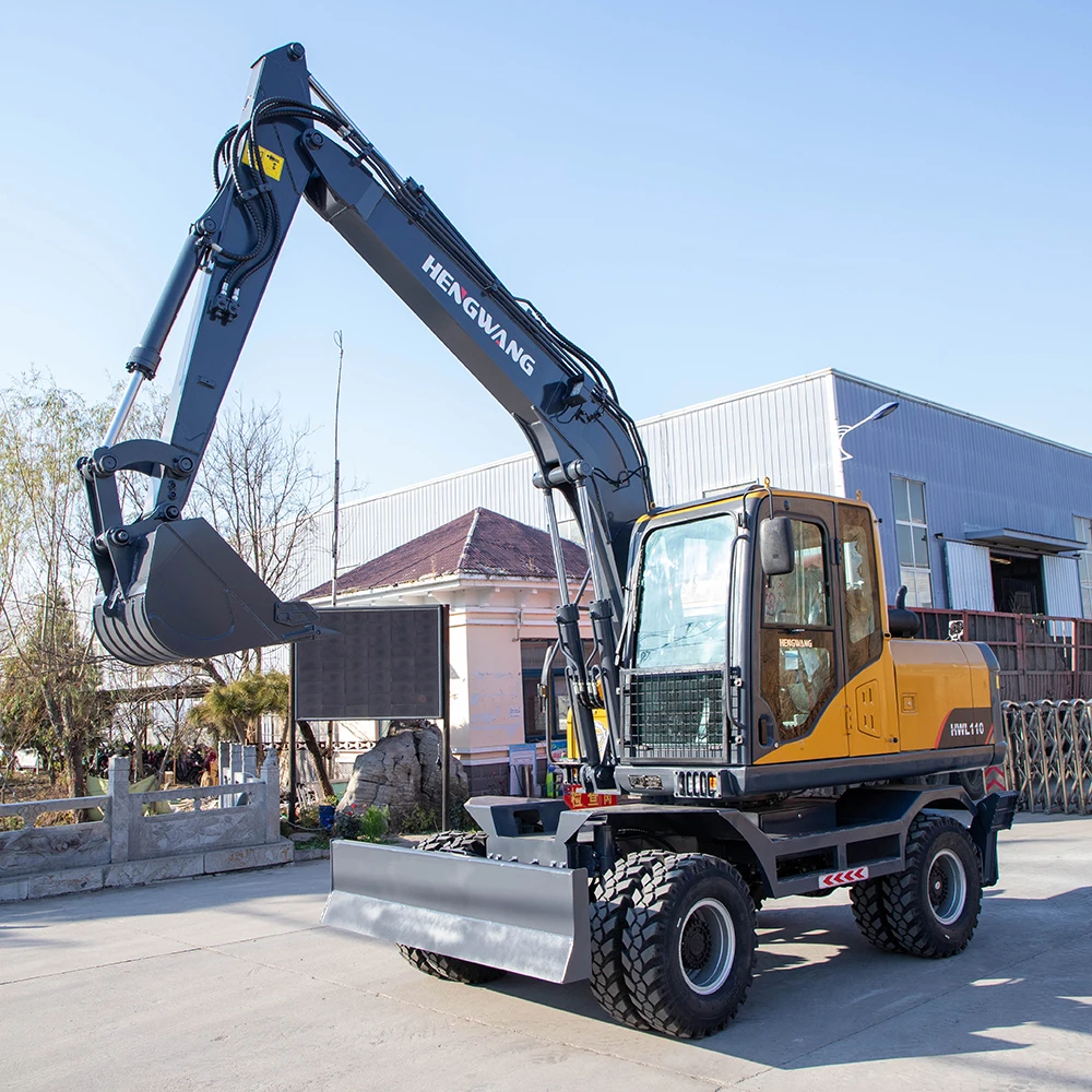 Hengwang bucket wheel excavator 4 5 8 ton Hydraulic small Escavator Digger Bagger