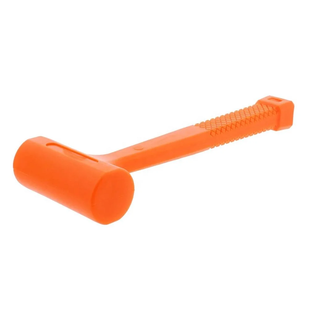 Factory direct sales high-quality built-in steel ball non-elastic 1LB rubber hammer floor tile installation hammer