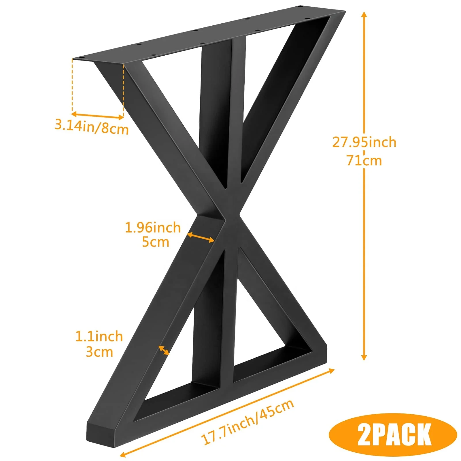 Table Legs Wrought Steel Round Bench Coffee Dining Industrial Restaurant Furniture Frames Cast Iron Table Legs Metal For Table