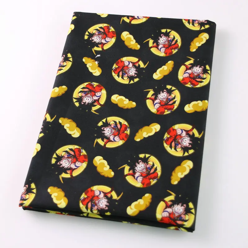 Dragon ball printed cartoon polyester / cotton printed baby fabric