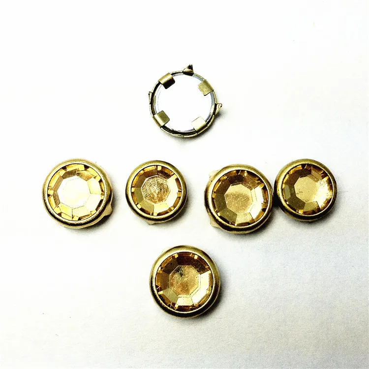 10mm Four-prong rivets for clothing copper claws acrylic decoration This piece can be used for clothing or bags