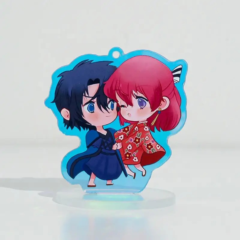 High Quality Customized Anime Figure Keychain Drip Glue Pendant Glitter Epoxy Clear Custom Acrylic Charm DIY Animation