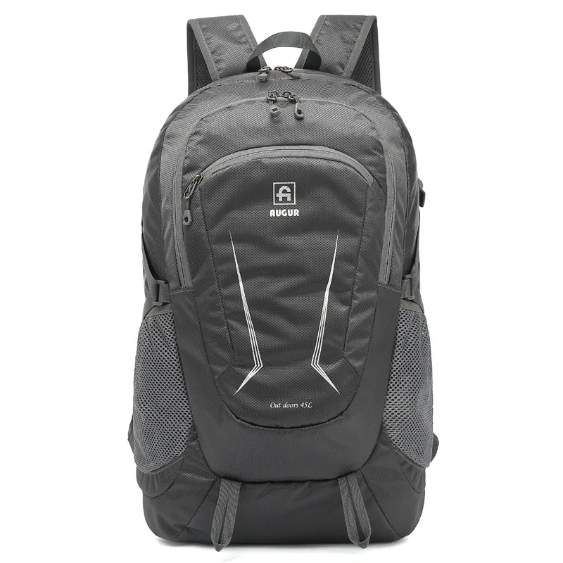 Wholesale climbing casual sports backpacks large waterproof fold nylon travel camping outdoor bag hiking backpack